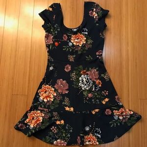 NEW with Tags! Dark Blue Floral Sundress